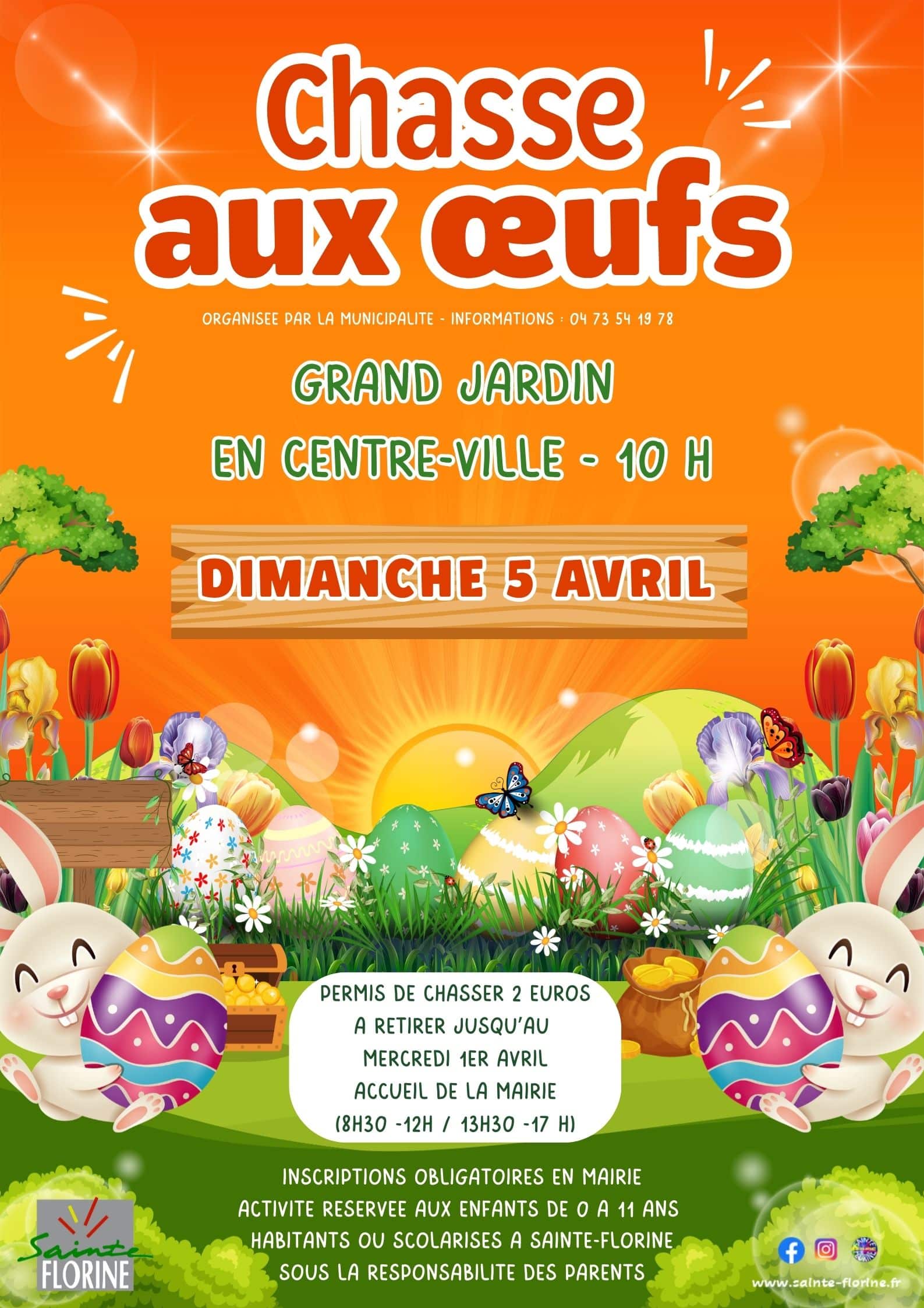 Chasse aux œufs de Pâques - Sainte-Florine 2026