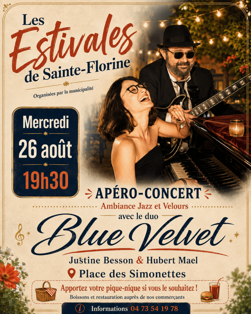 Les estivales sainte-florine duo blue velvet 260826